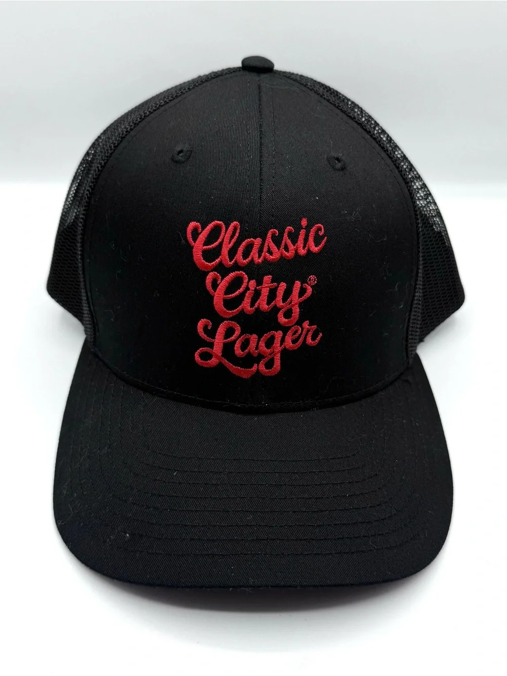 Creature Comforts Brewing Classic City Lager Beer Logo Snapback Mesh Trucker Hat